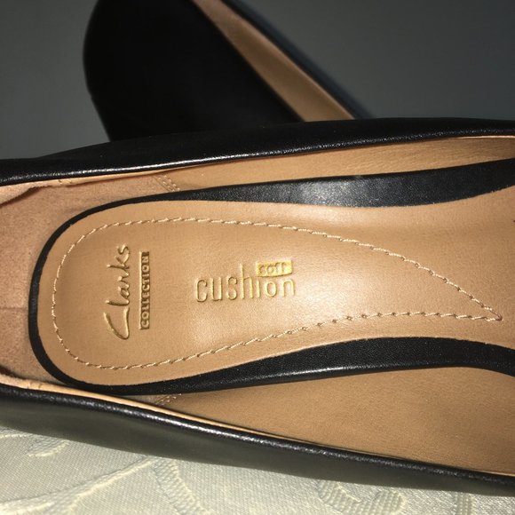 Clarks Brier Dolly - Black leather pumps NWOT 9M - Picture 4 of 8